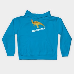 Fun Lambeosaurus Dinosaur Design Kids Hoodie